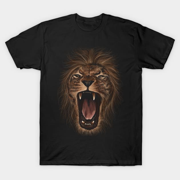 Roar of Rage T-Shirt by opawapo